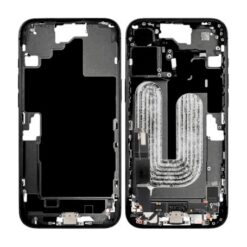 Châssis Iphone 16 Plus Noir (Sans face arrière) (sans batterie et sans connecteur de charge)