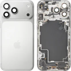 Châssis Iphone 17 Pro Argent (Sans face arrière) (sans batterie et sans connecteur de charge)