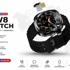 Montre connectée Watch BW8 avec Lecteur SIM Noir