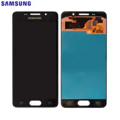 Bloc LCD + Vitre tactile noire Samsung A3 2016 A310F (officiel)