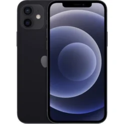 Iphone 12 64 GO Noir Grade B, écran HS, Batterie HS, lentile cam Cassé (Occasion / TVA sur marge) N°746