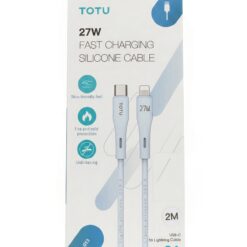 Câble type C vers Lightning 27W 2M Blanc TOTU
