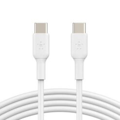 Câble USB-C vers USB-C (60W) 1M Blanc BELKIN (Officiel)