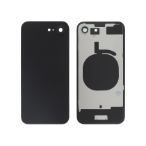 Vitre face arrière iPhone 16e + NFC Magnet Qualité Origine Noir