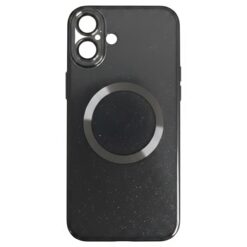 Coque Magsafe Paillette Noir iPhone 16 Plus